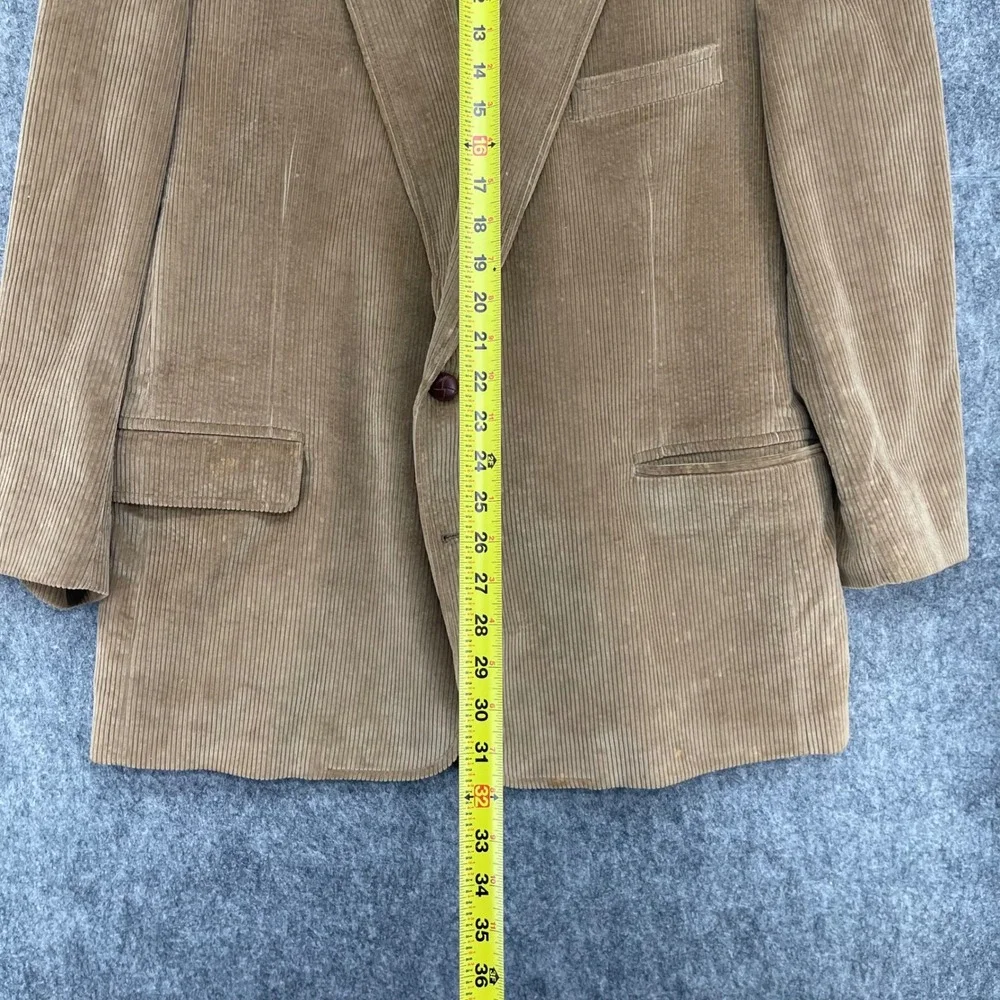 Brooks Brothers Corduroy Blazer Mens 44R Sport Coat Two Button Made in USA